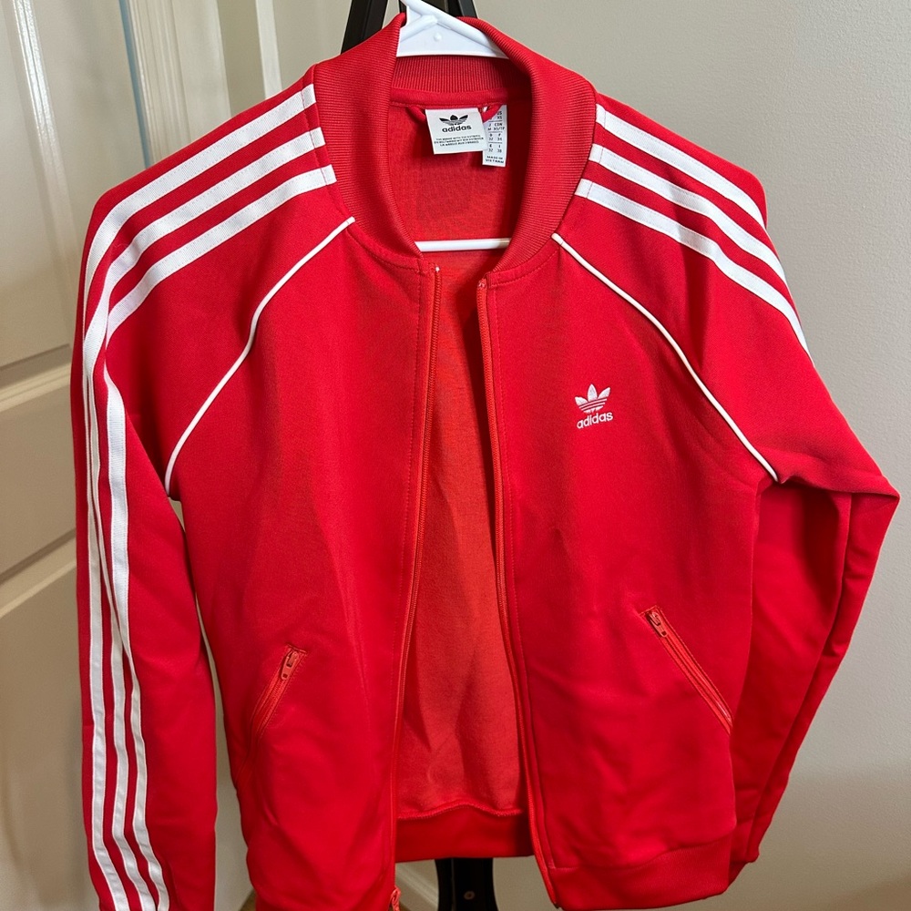 Adidas Vibrant Red Jacket